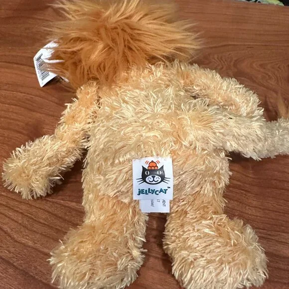 RARE HTF Vintage Jellycat Bunglie Tot Lion – NWT – Blue Tag (2000s) - Picture 5 of 7
